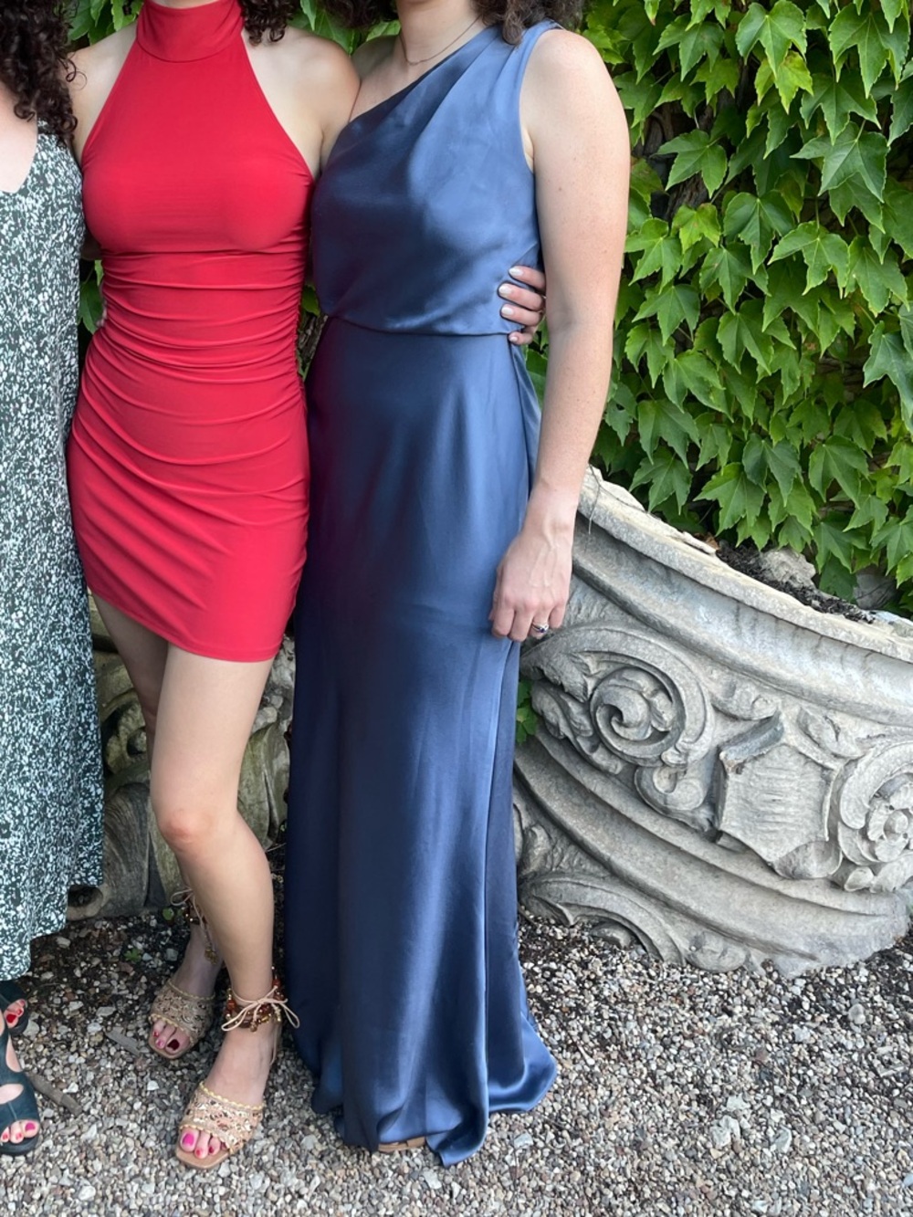 Evening Blue Luxe Satin 223104-Sterling Dress Size 8